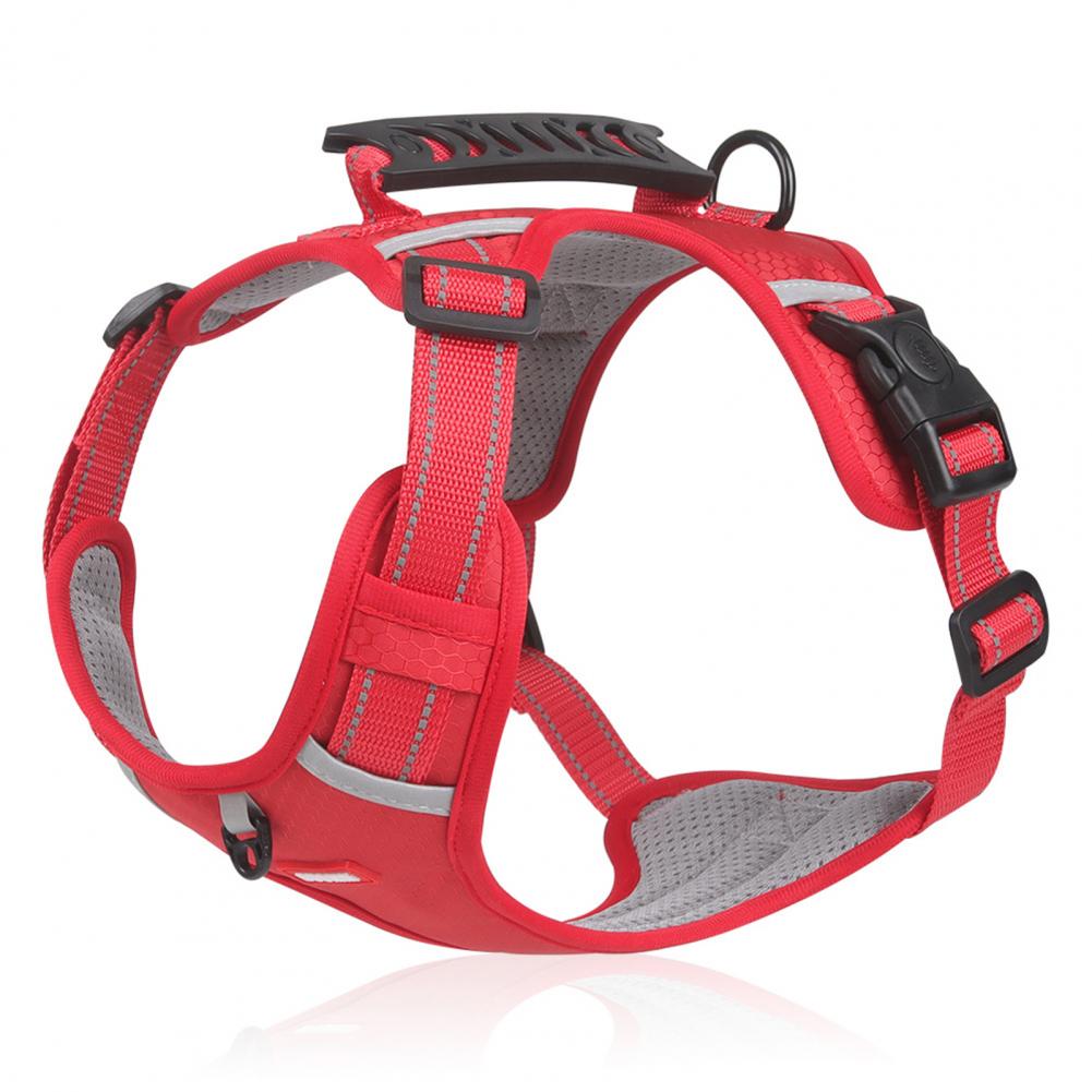 Reflective No‑Pull Dog Harness – Breathable Mesh, Adjustable Vest for Safe & Comfortable Walks