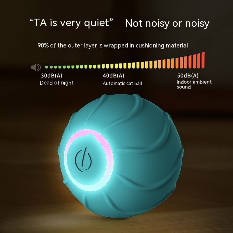 Interactive Cat Ball - Rechargeable Smart Toy for Active Play & Exercise