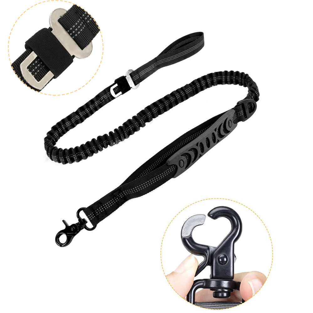 Dotty Bungee Dog Leash - Reflective 4-6ft Adjustable Lead for Medium to Large Dogs