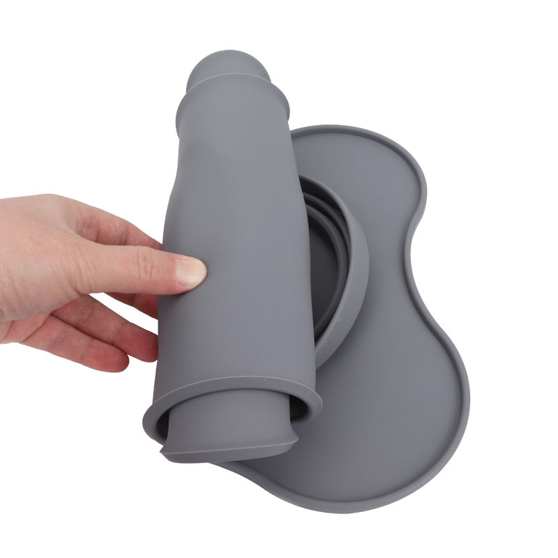 Double Silicone Dog & Cat Bowl – Collapsible, Non-Slip & Easy to Clean