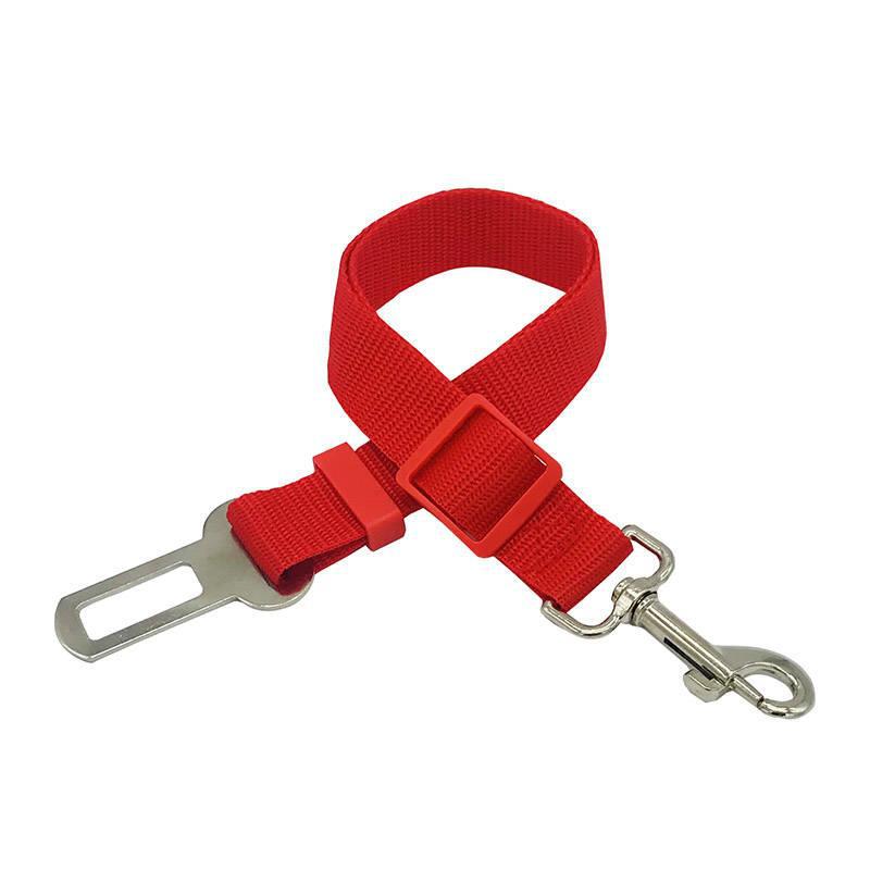 Reflective Extendable Dog Car Seat Belt – Adjustable Safety Restraint Compatible With No‑Pull Harnesses