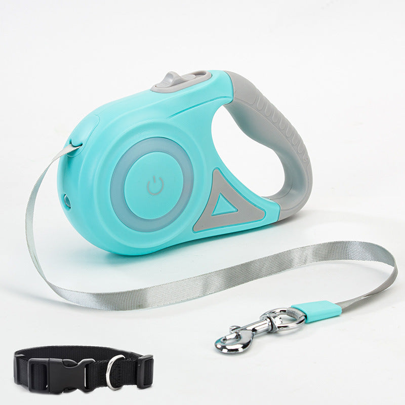 Retractable Dog Leash with One-Button Brake | Small to Medium Dogs
