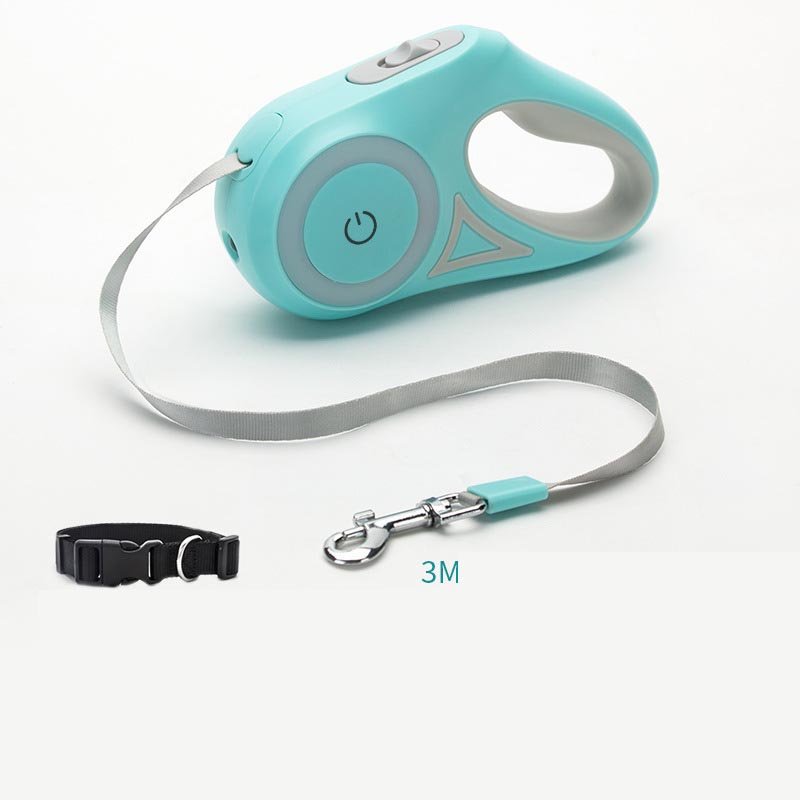 Retractable Dog Leash with One-Button Brake | Small to Medium Dogs