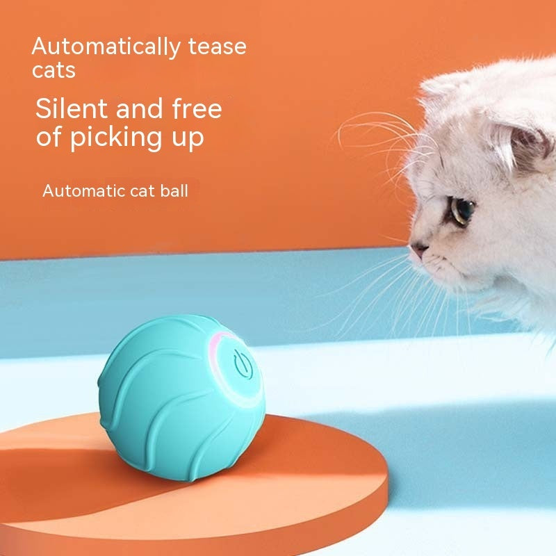 Interactive Cat Ball - Rechargeable Smart Toy for Active Play & Exercise