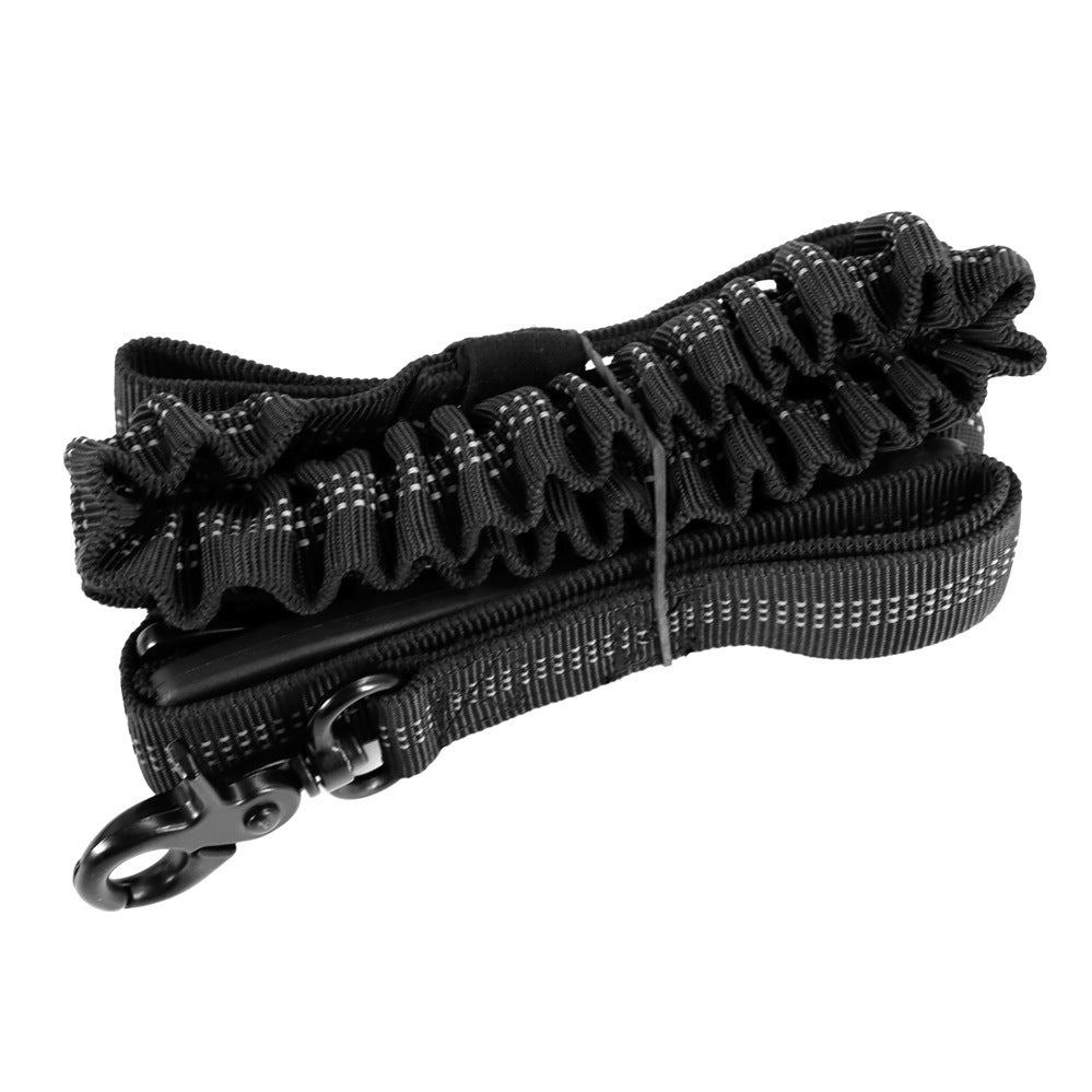 Dotty Bungee Dog Leash - Reflective 4-6ft Adjustable Lead for Medium to Large Dogs