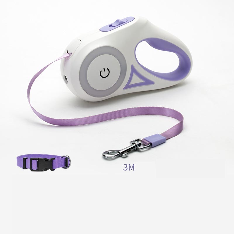 Retractable Dog Leash with One-Button Brake | Small to Medium Dogs