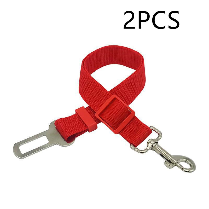 Reflective Extendable Dog Car Seat Belt – Adjustable Safety Restraint Compatible With No‑Pull Harnesses