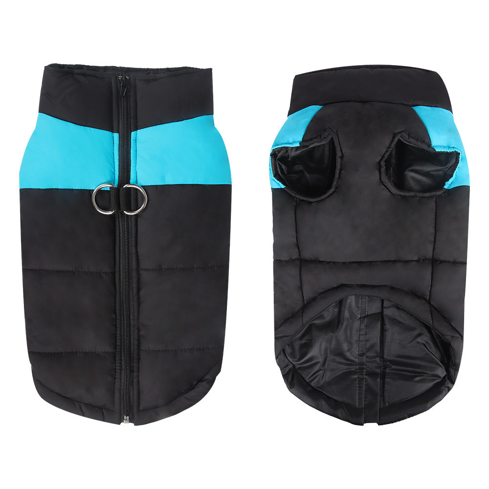 Warm Winter Dog Jacket - Thickened Pullover Coat for Small to Large Dogs