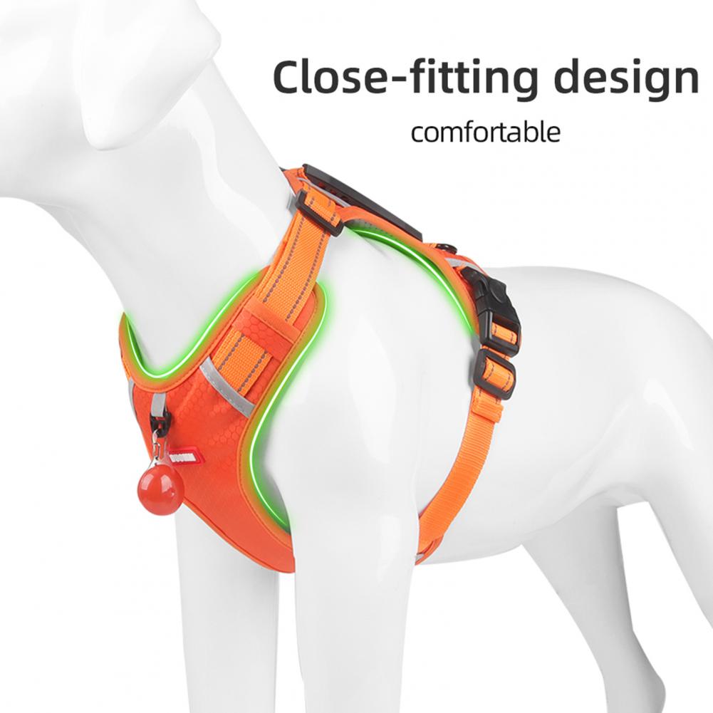 Reflective No‑Pull Dog Harness – Breathable Mesh, Adjustable Vest for Safe & Comfortable Walks