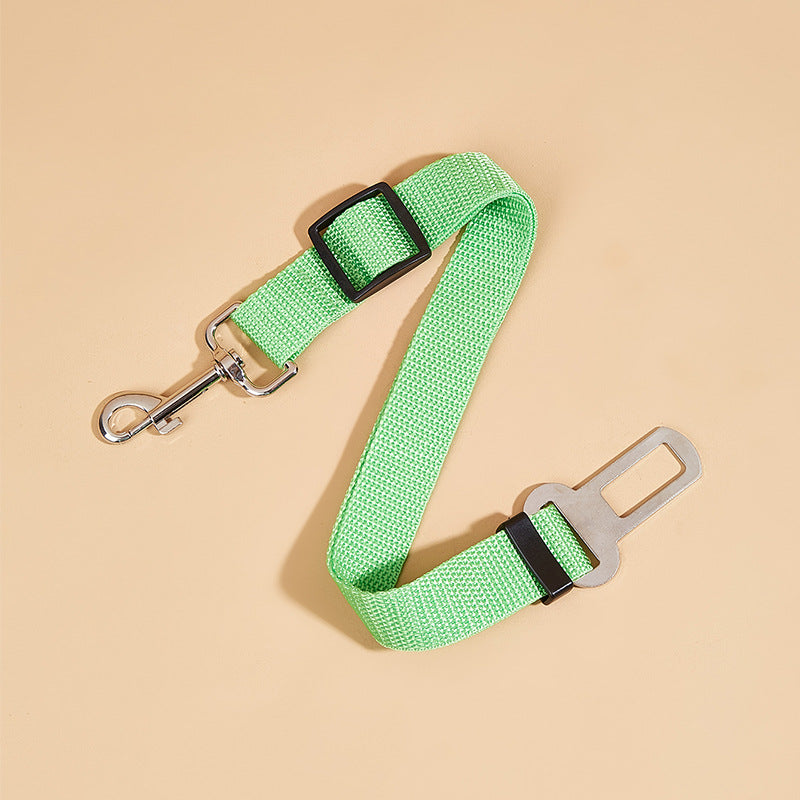 Reflective Extendable Dog Car Seat Belt – Adjustable Safety Restraint Compatible With No‑Pull Harnesses