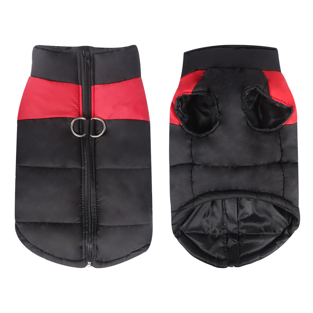 Warm Winter Dog Jacket - Thickened Pullover Coat for Small to Large Dogs