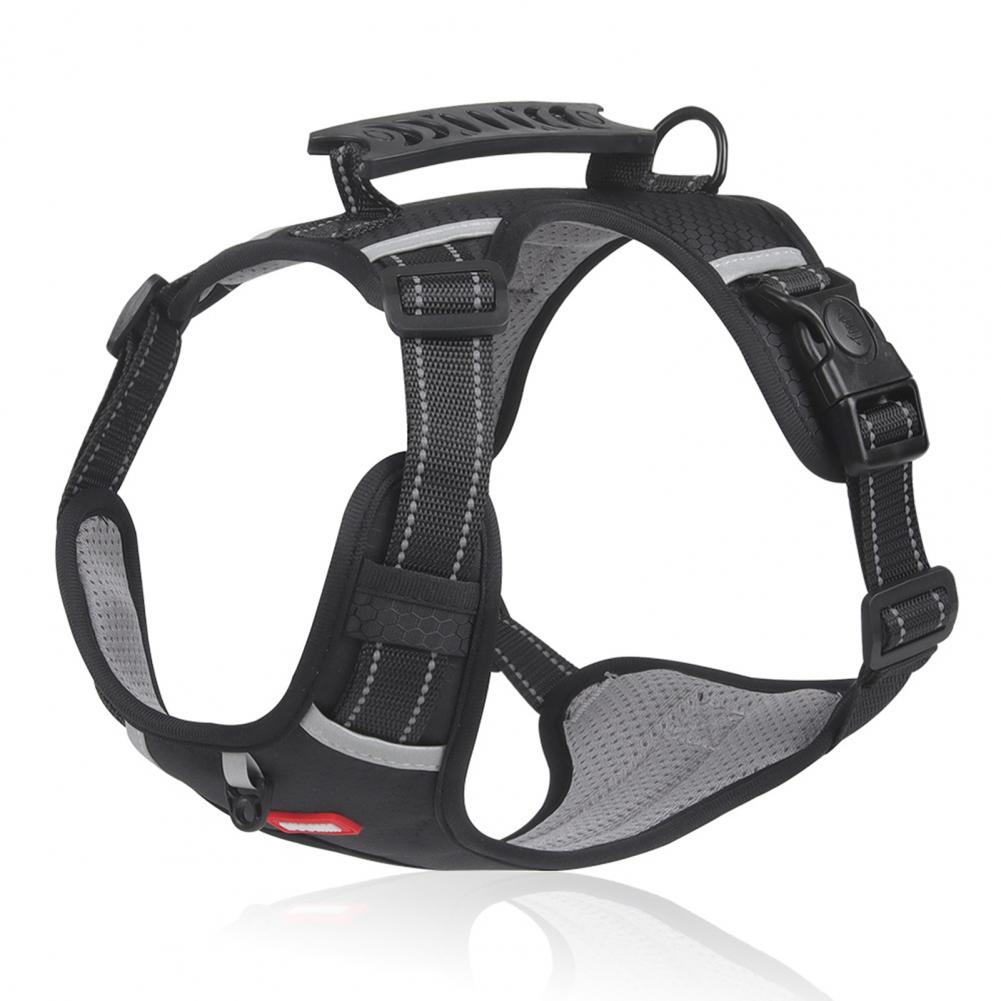 Reflective No‑Pull Dog Harness – Breathable Mesh, Adjustable Vest for Safe & Comfortable Walks