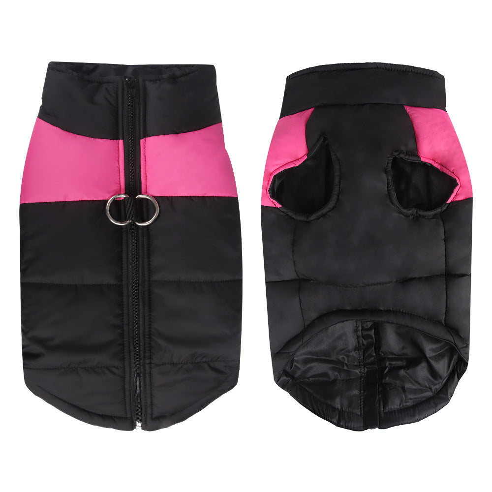 Warm Winter Dog Jacket - Thickened Pullover Coat for Small to Large Dogs