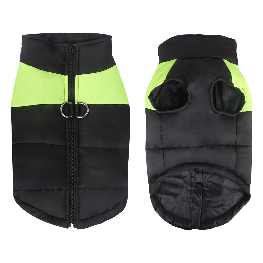 Warm Winter Dog Jacket - Thickened Pullover Coat for Small to Large Dogs
